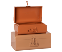 Maileg- Storage suitcase set-Powder/Rose/ Förvaring