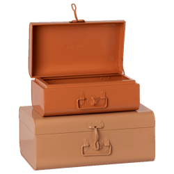 Maileg- Storage suitcase set-Powder/Rose/ Förvaring