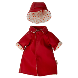 Maileg- Rain coat w. hat-Teddy mum/ tillbehör