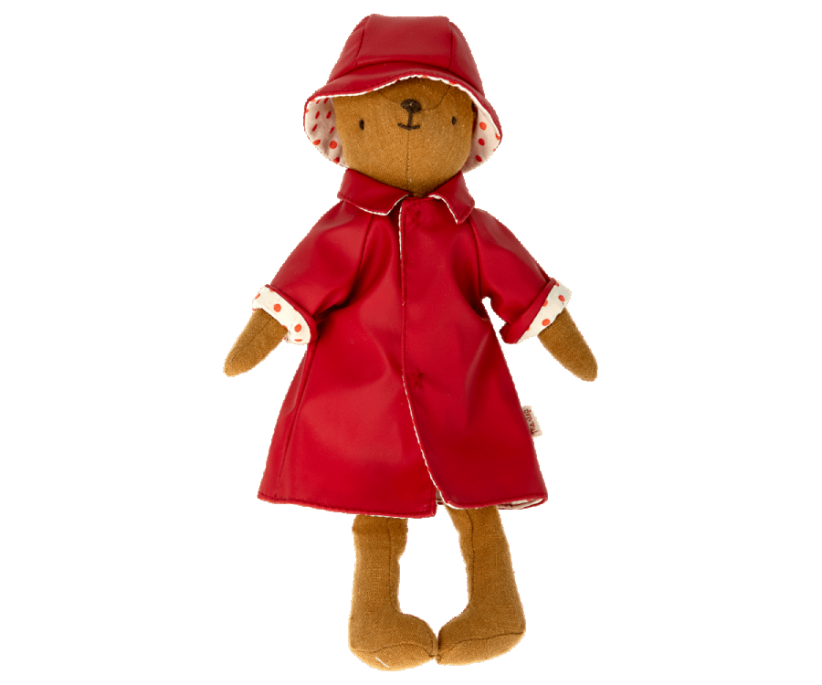 Maileg- Rain coat w. hat-Teddy mum/ tillbehör