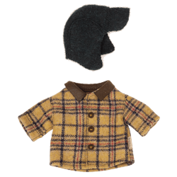 Maileg- Woodsman jacket and hat for Teddy dad/ tillbehör