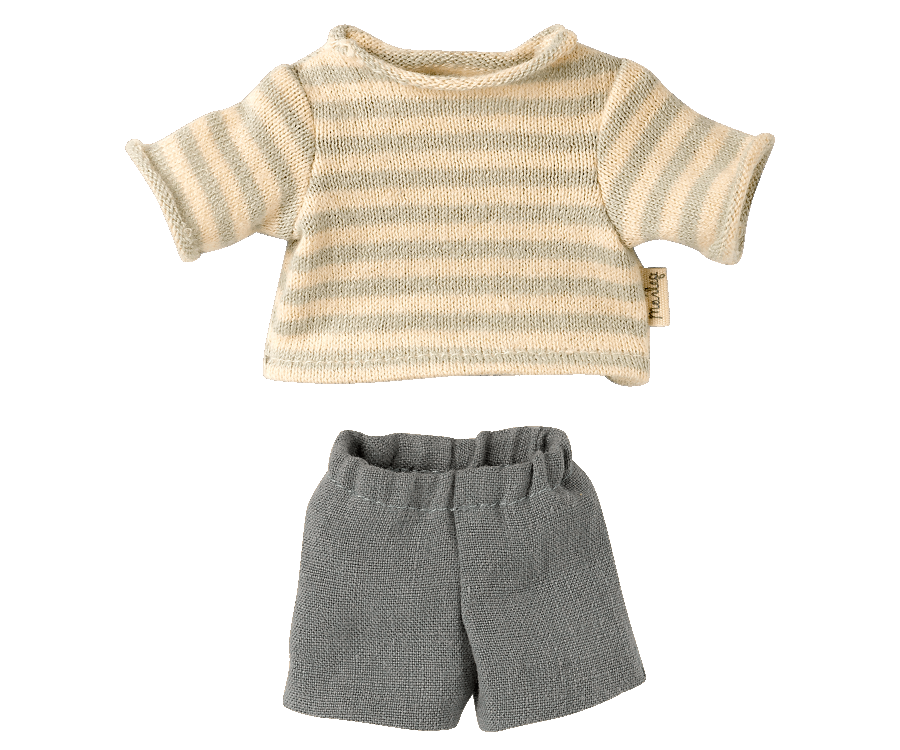 Maileg- Blouse and shorts for Teddy Junior/ tillbehör