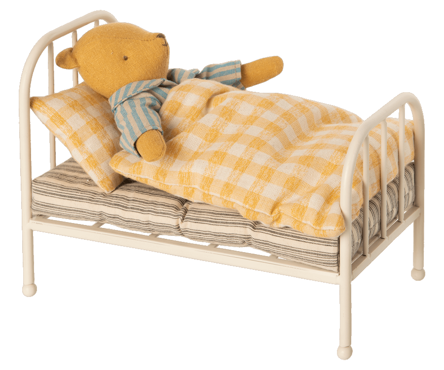 Maileg- Vintage bed, Teddy junior/ tillbehör