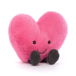 Jellycat- Hot Pink Heart Small/ Amuseable