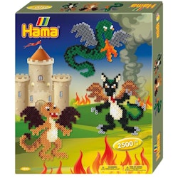 Hama Midi presentlåda- Gift Box Dragons 2500 pcs