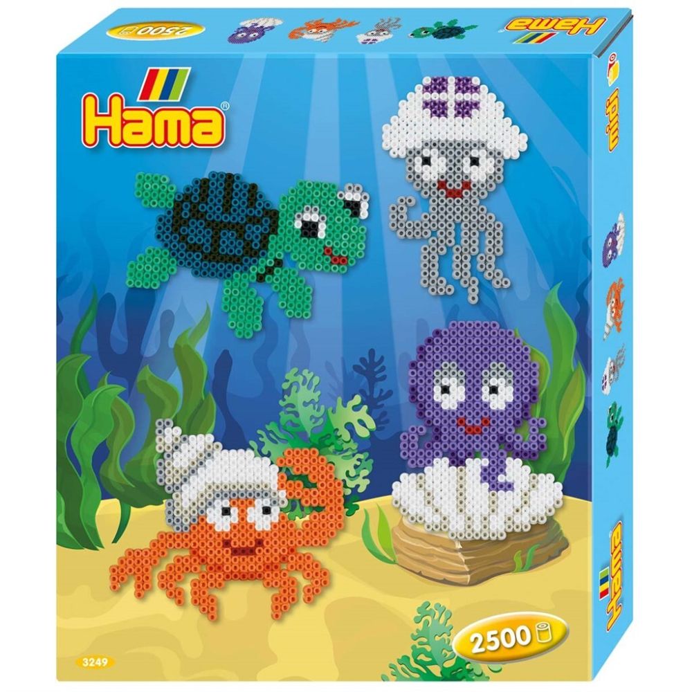 Hama Midi presentlåda- Gift Box Sea Creatures 2500 pcs