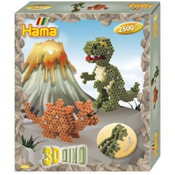 Hama Midi presentlåda- Gift Box 3D Dino 2500 pcs