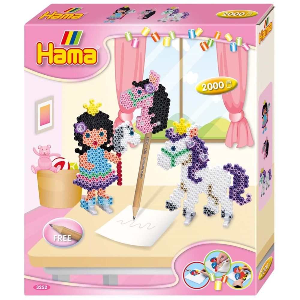 Hama Midi presentlåda- Gift Box Pirate Play 2500 pcs