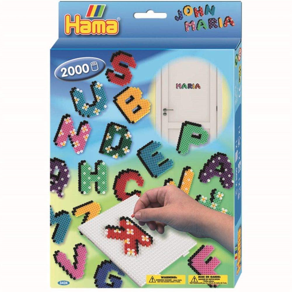 Hama Midi Hanging Box Letters/ bokstäver 2000 pcs