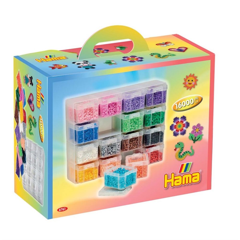 Hama Midi Storage Box Set 16 pcs incl 16.000 beads