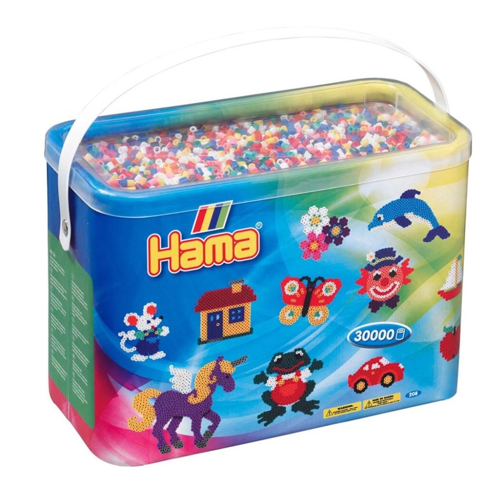 Hama Midi Beads 30.000 pcs Mix 00 färgglada pärlor