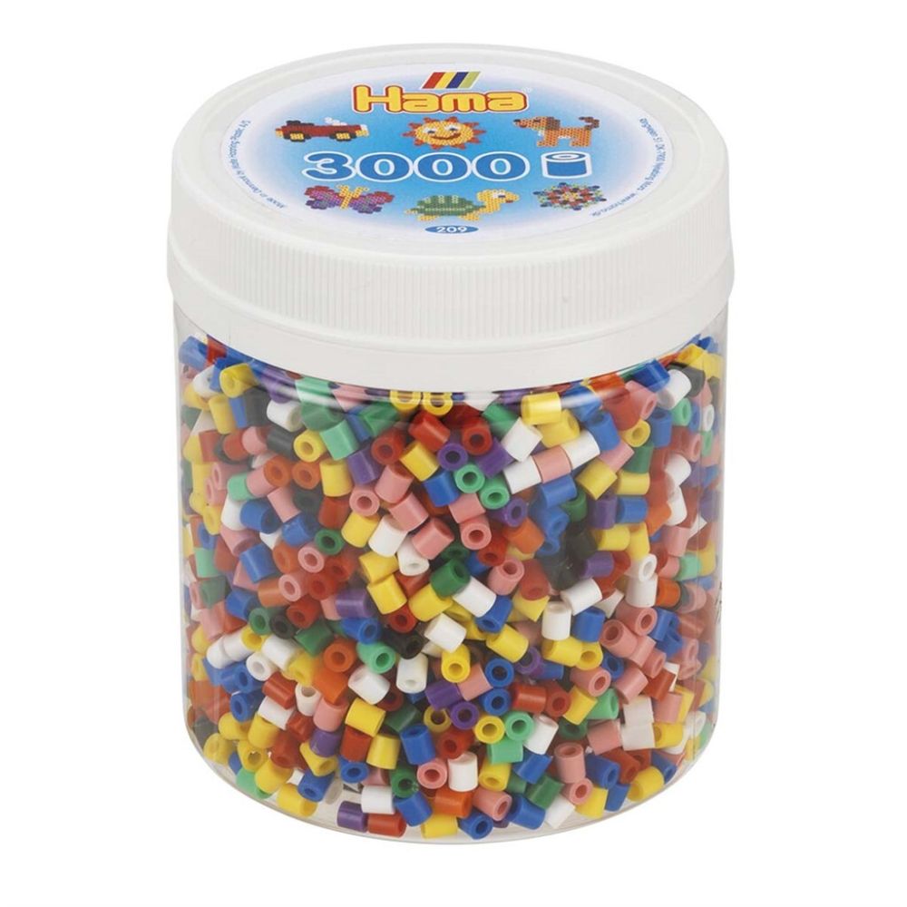 Hama Midi Beads 3.000 pcs Mix 00 Tub