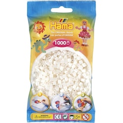 Hama Midi Beads 1000 pcs Pearl/ pärlemor