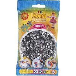 Hama Midi Beads 1000 pcs Silver/  Silver