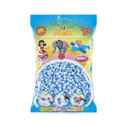 Hama Midi beads 3000 pcs. Ice Blue