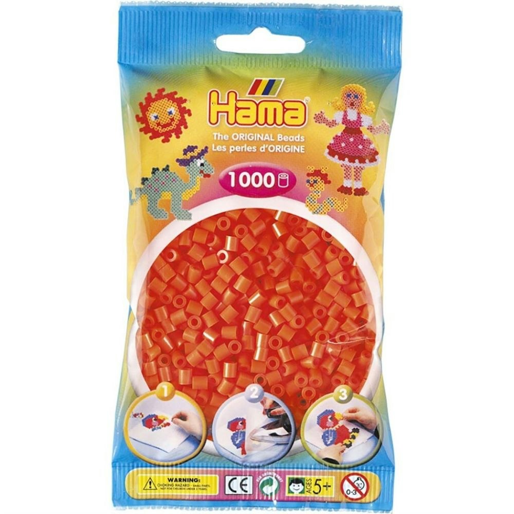 Hama Midi beads 1000 pcs. Orange