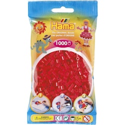 Hama Midi beads 1000 pcs. Red