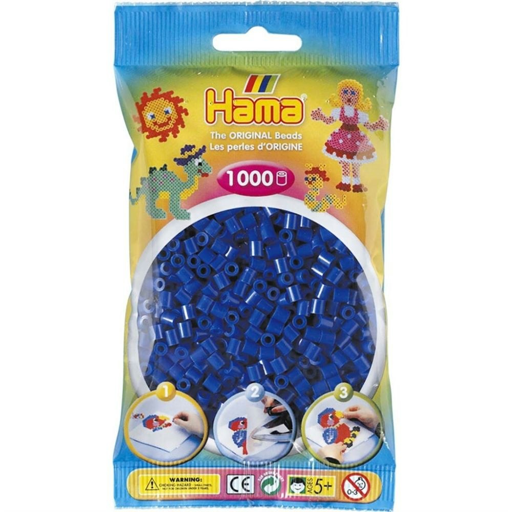 Hama Midi beads 1000 pcs. Blue