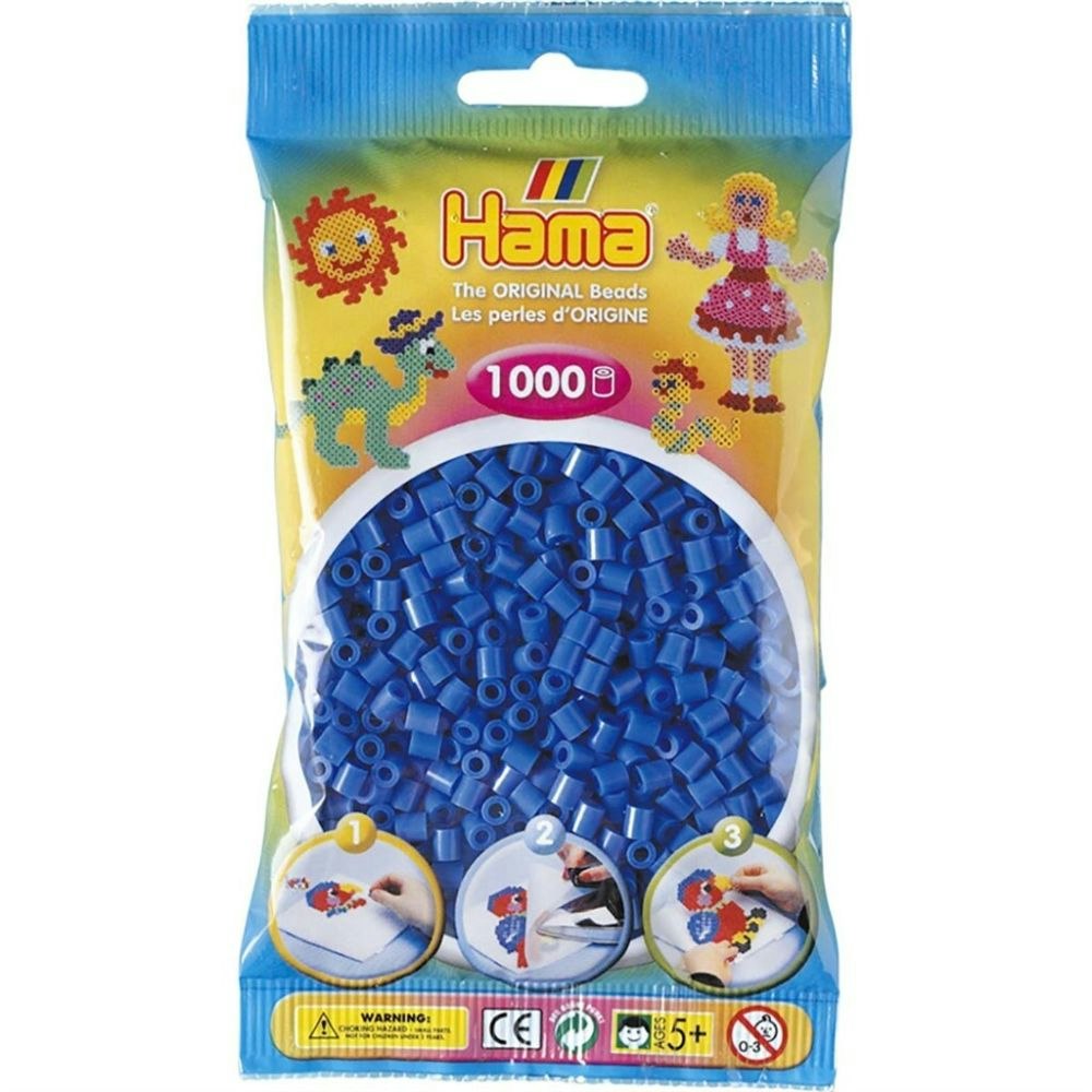 Hama Midi beads 1000 pcs. Light Blue