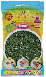 Hama Midi beads 1000 pcs. Forest Green