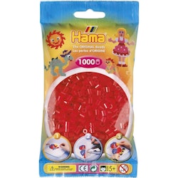 Hama Midi beads 1000 pcs. Tr red