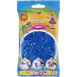 Hama Midi beads 1000 pcs. Tr blue