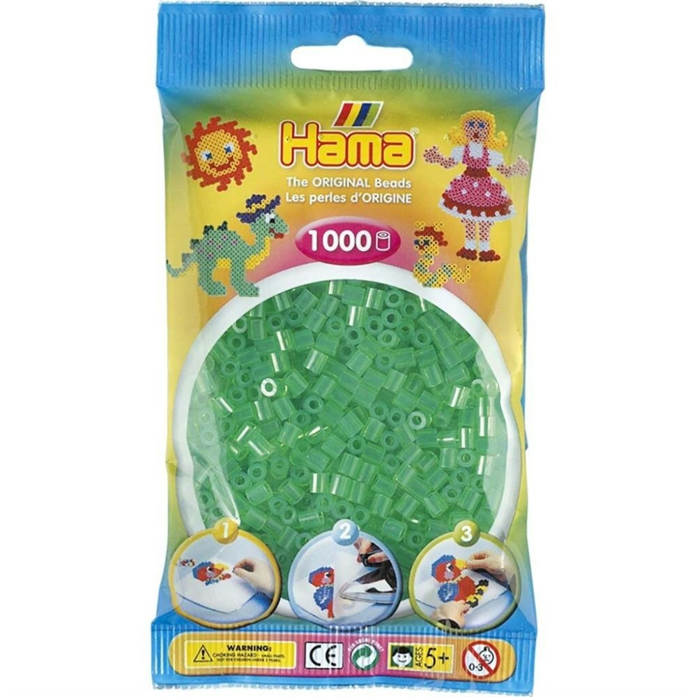 Hama Midi beads 1000 pcs. Tr green