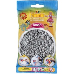 Hama Midi beads 1000 pcs. Grey