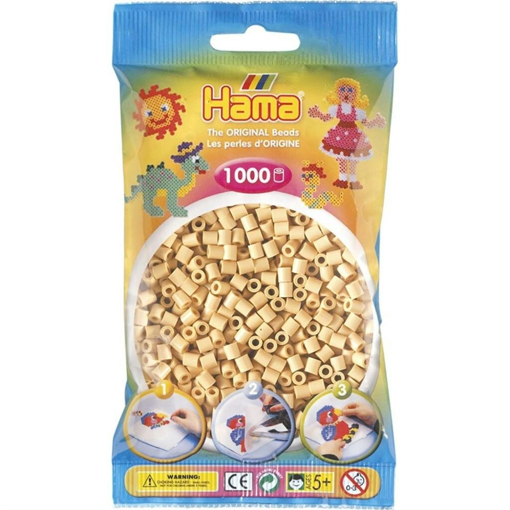 Hama Midi beads 1000 pcs. Beige