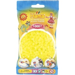 Hama Midi beads 1000 pcs. Neon yellow
