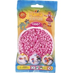 Hama Midi beads 1000 pcs. Pastel pink