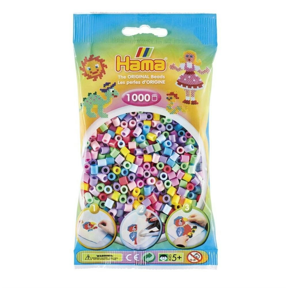 Hama Midi beads 1000 pcs. Mix 50