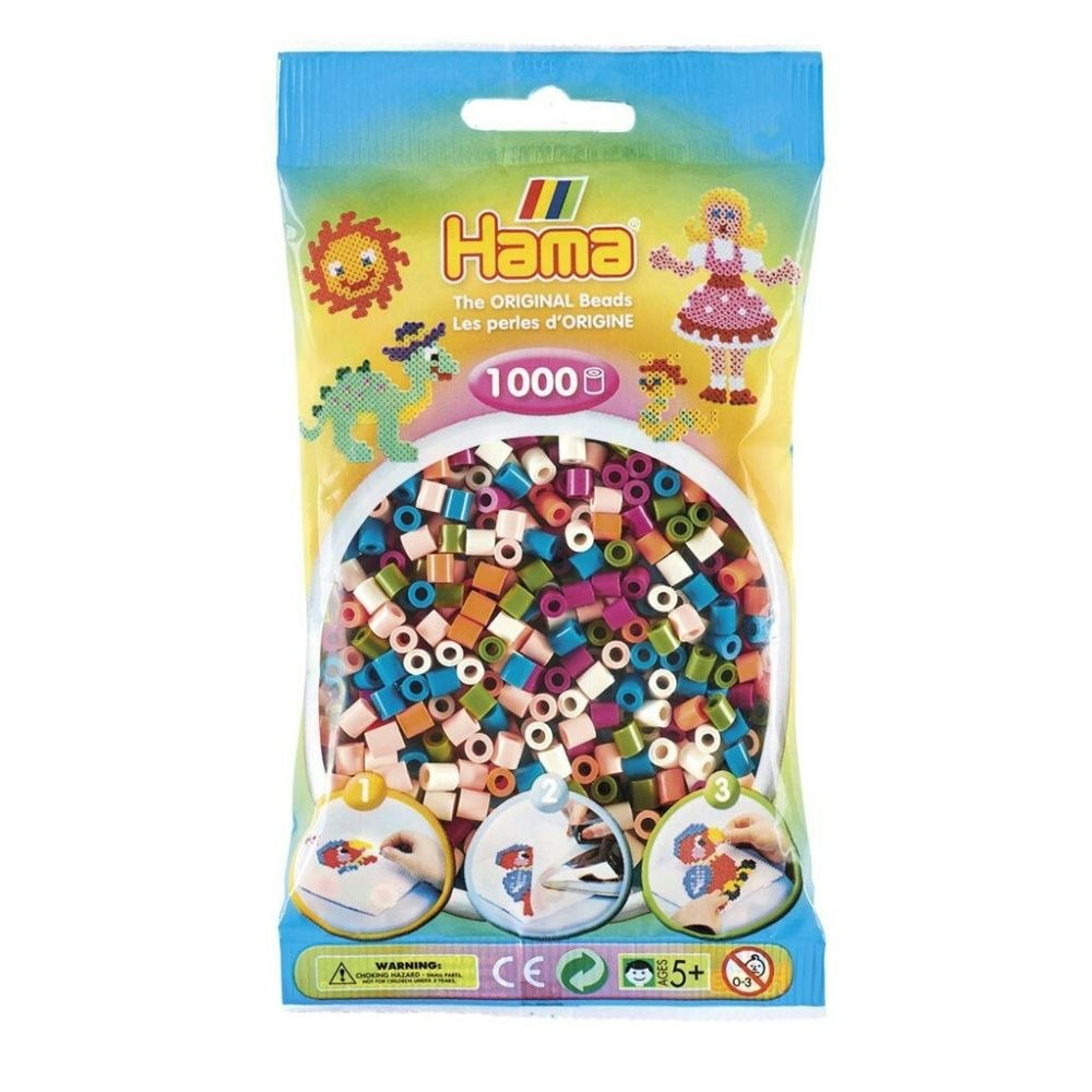 Hama Midi beads 1000 pcs. Mix 58