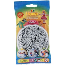 Hama Midi beads 1000 pcs. Light grey