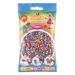 Hama Midi beads 1000 pcs. Striped Mix 92