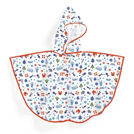 Djeco- Rain Cape S - Ocean/ Rain Cape