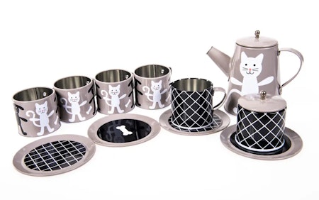 Pellianni- Tin Tea Set Grey/ kökslek