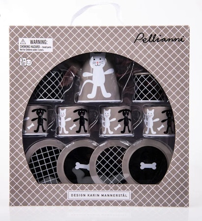 Pellianni- Tin Tea Set Grey/ kökslek