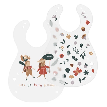 Sebra- Bib, printed, 2 pcs., Pixie Land