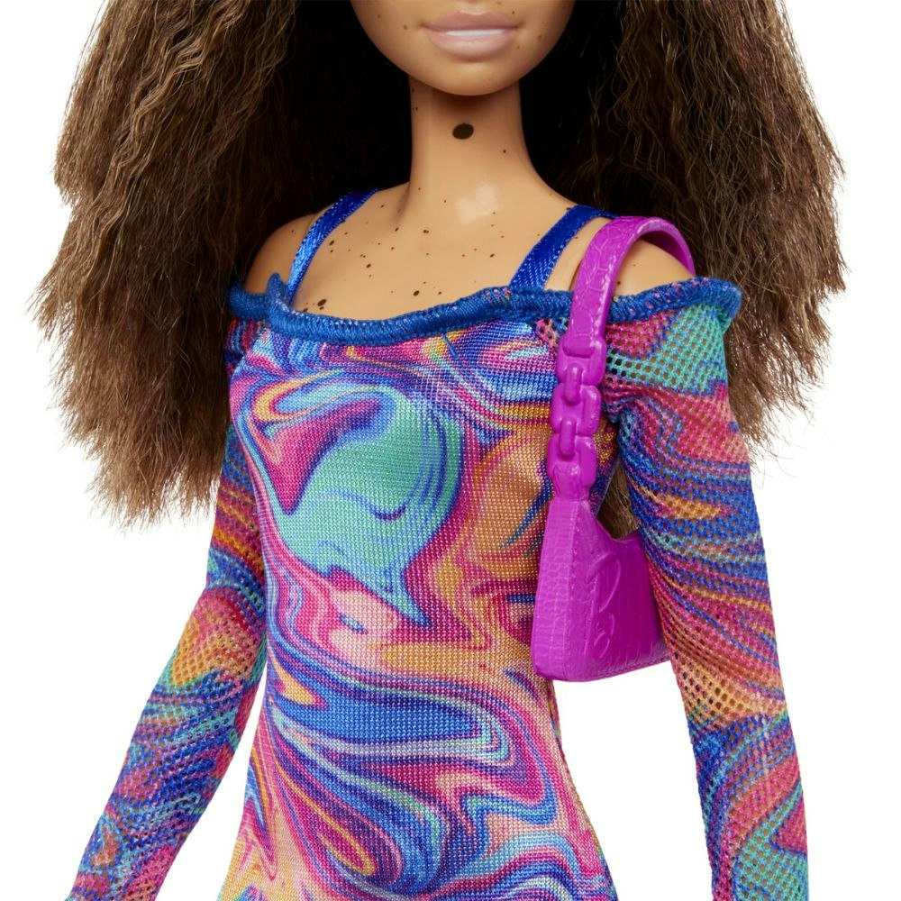 Barbie® Fashionista Doll / Docka Rainbow Marble Swirl.