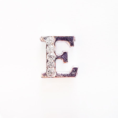 Busy Lizzie LETTER/ Bokstav- E RHINESTONES A 8 MM