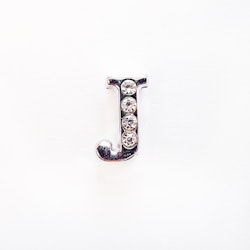 Lizzie LETTER/ Bokstav- J RHINESTONES A 8 MM