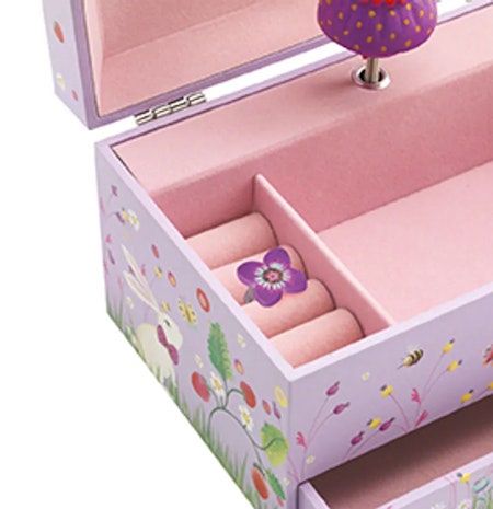 Djeco- Music Box, Princess/ smyckeskrin