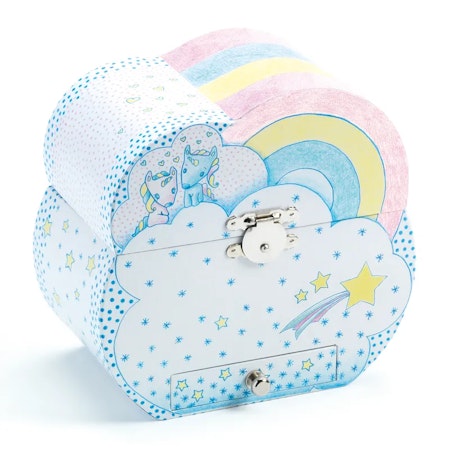 Djeco- Music Box, Unicorns dream/ smyckeskrin