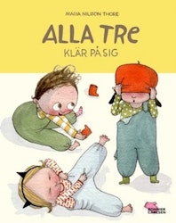 Bonnier Carlsen- Alla tre klär på sig/ babybok