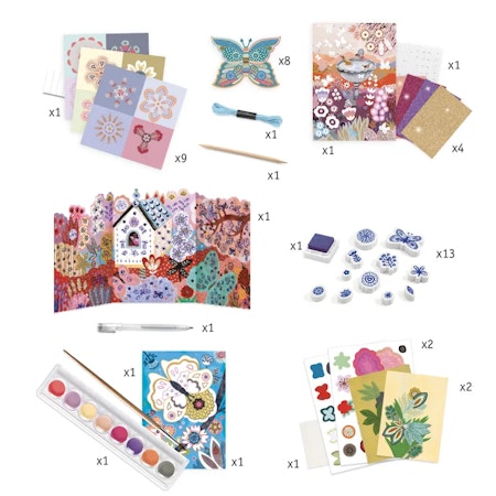 Djeco-The flower garden/ pysselbox