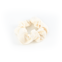 Busy Lizzie Scrunchies LINEN LOVE STORY - EGGSHELL