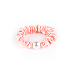 Busy Lizzie Scrunchies  PEARL - LIGHT PINK