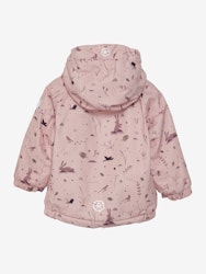 Color Kids- Vinterjacka med all-over print- Misty Rose