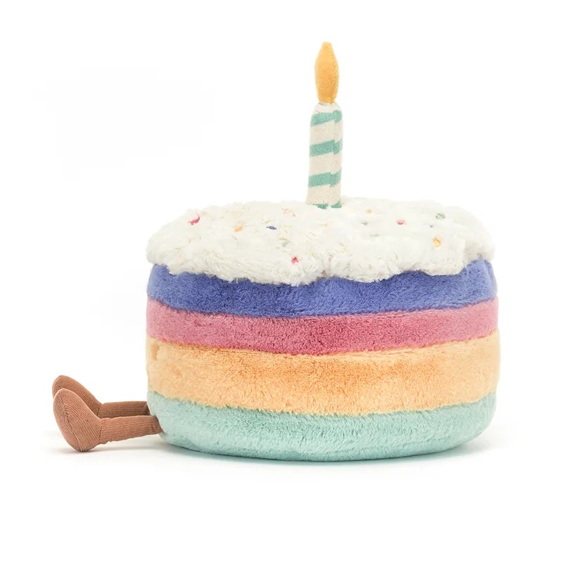 Jellycat- Amuseable Rainbow Birthday Cake